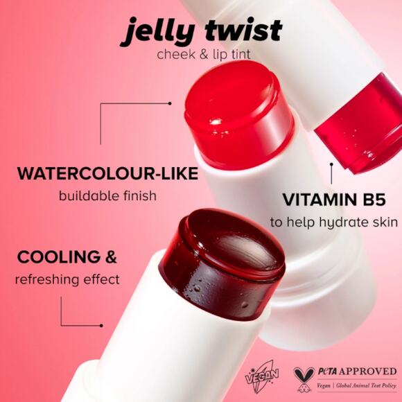 Lottie London Jelly Twist Blush & Lip Tint NEW - Picture 3 of 6